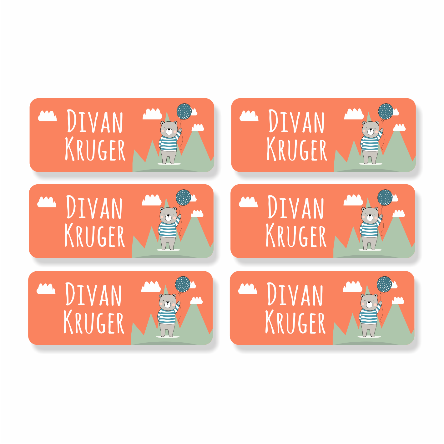 Waterproof Designer Medium Labels