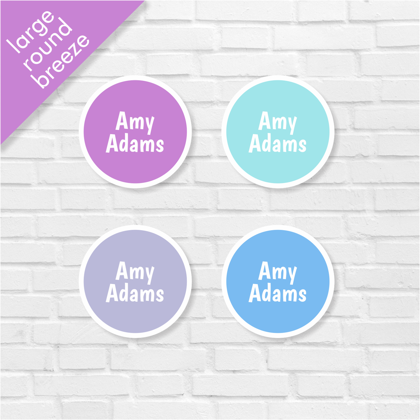 Stationery Classic Large Round Labels