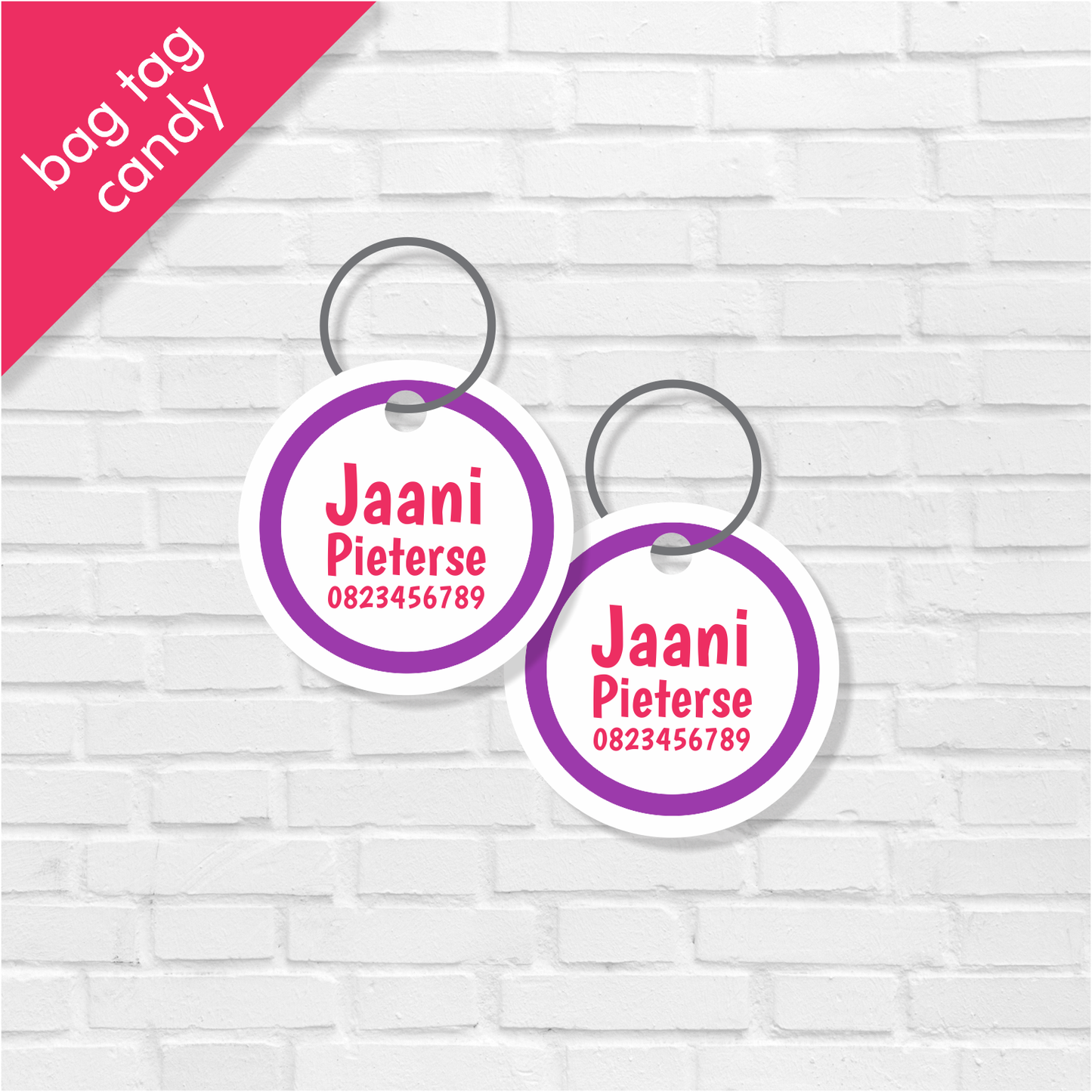Girls Classic Bag Tags