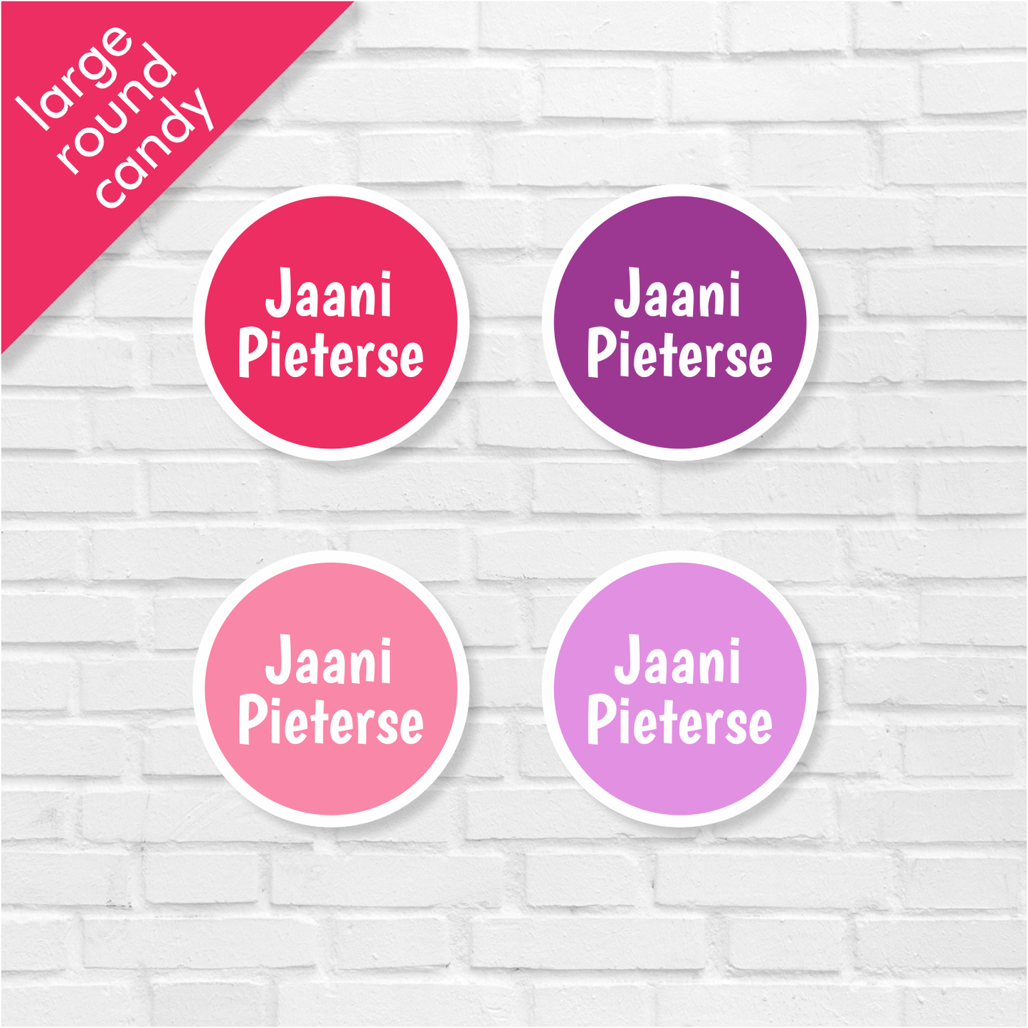 Stationery Classic Large Round Labels