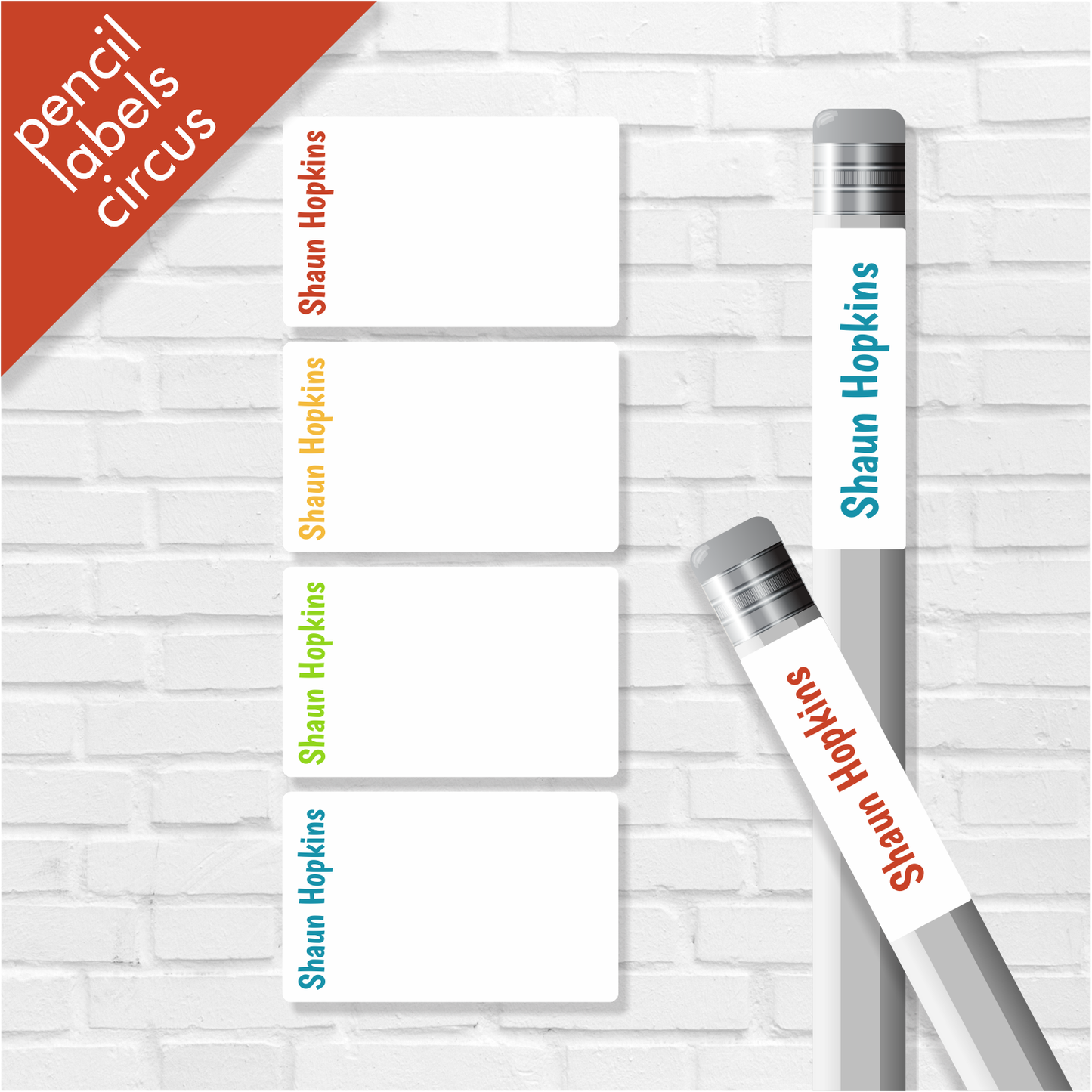 Boys Classic Pencil labels