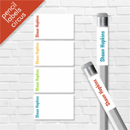 Boys Classic Pencil labels