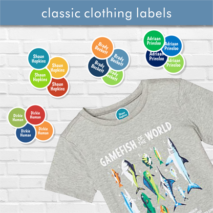 Boys Classic Clothing Labels