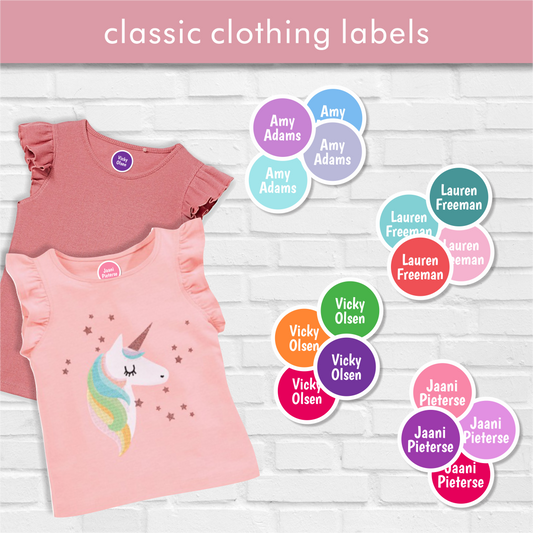 Clothing Labels For Kids: Unicorn Clothing Labels