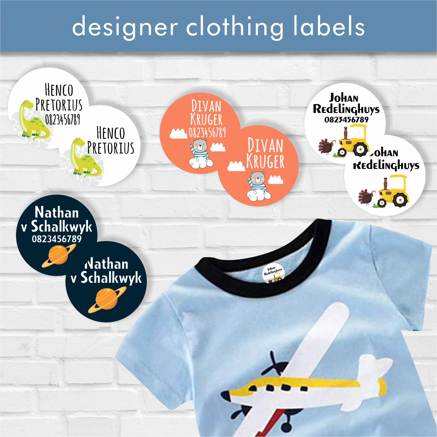 Boys Designer Clothing Labels