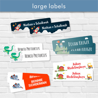 Stationery Designer Large Labels