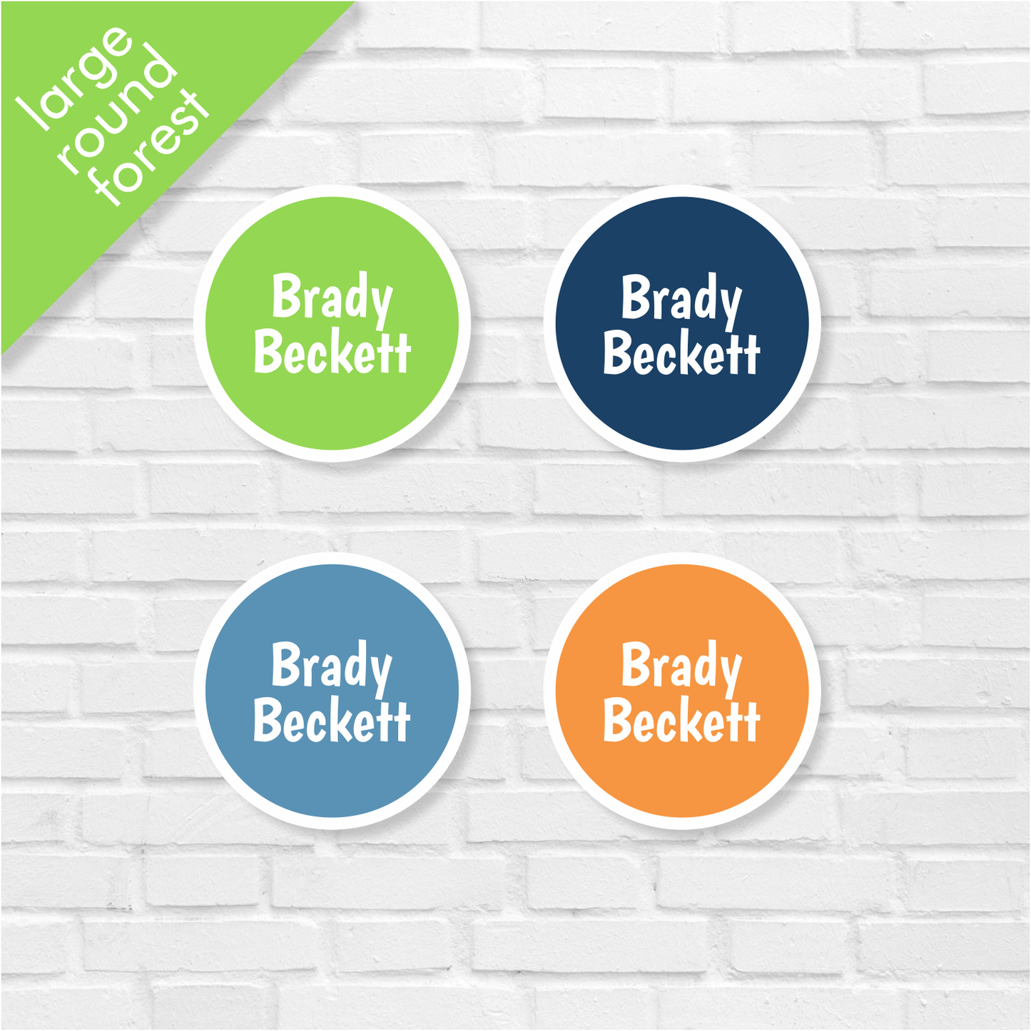 Stationery Classic Large Round Labels – Stikit