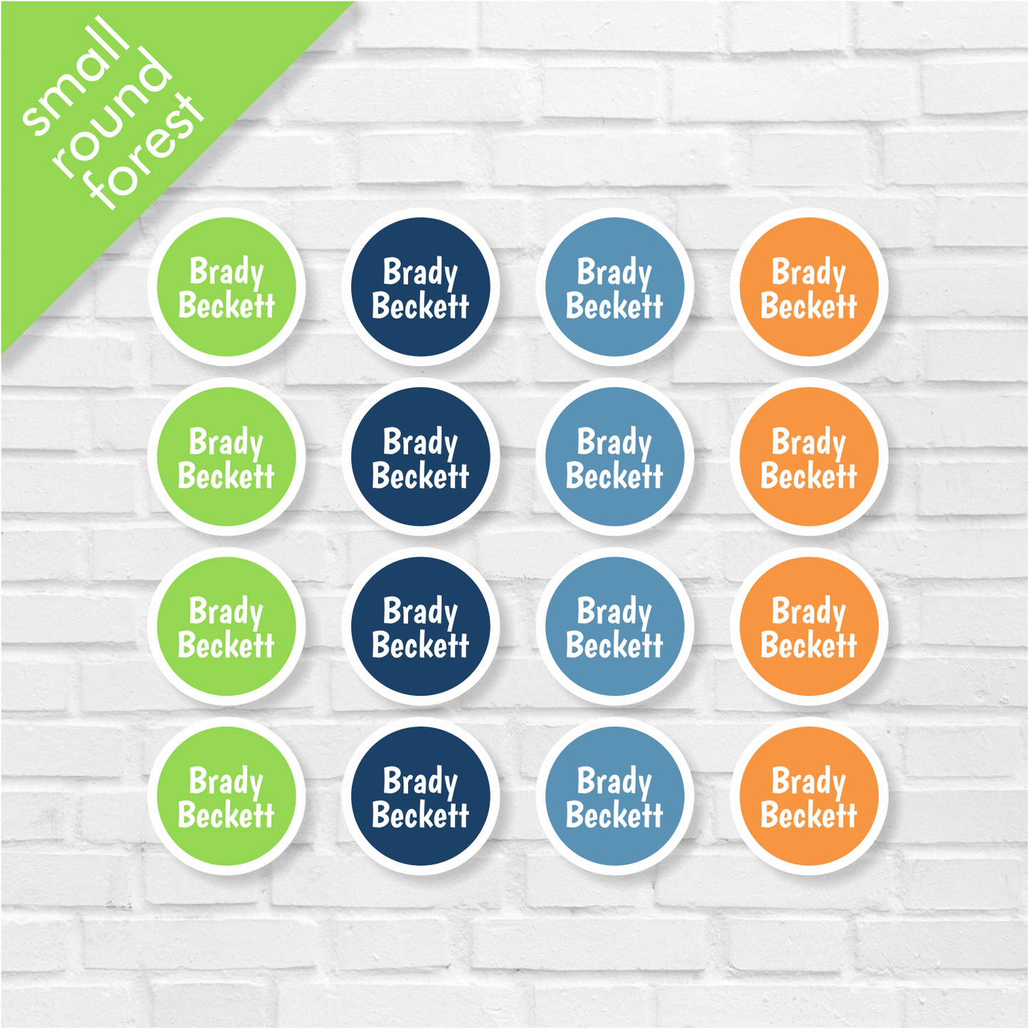Waterproof Classic Small Round Labels – Stikit