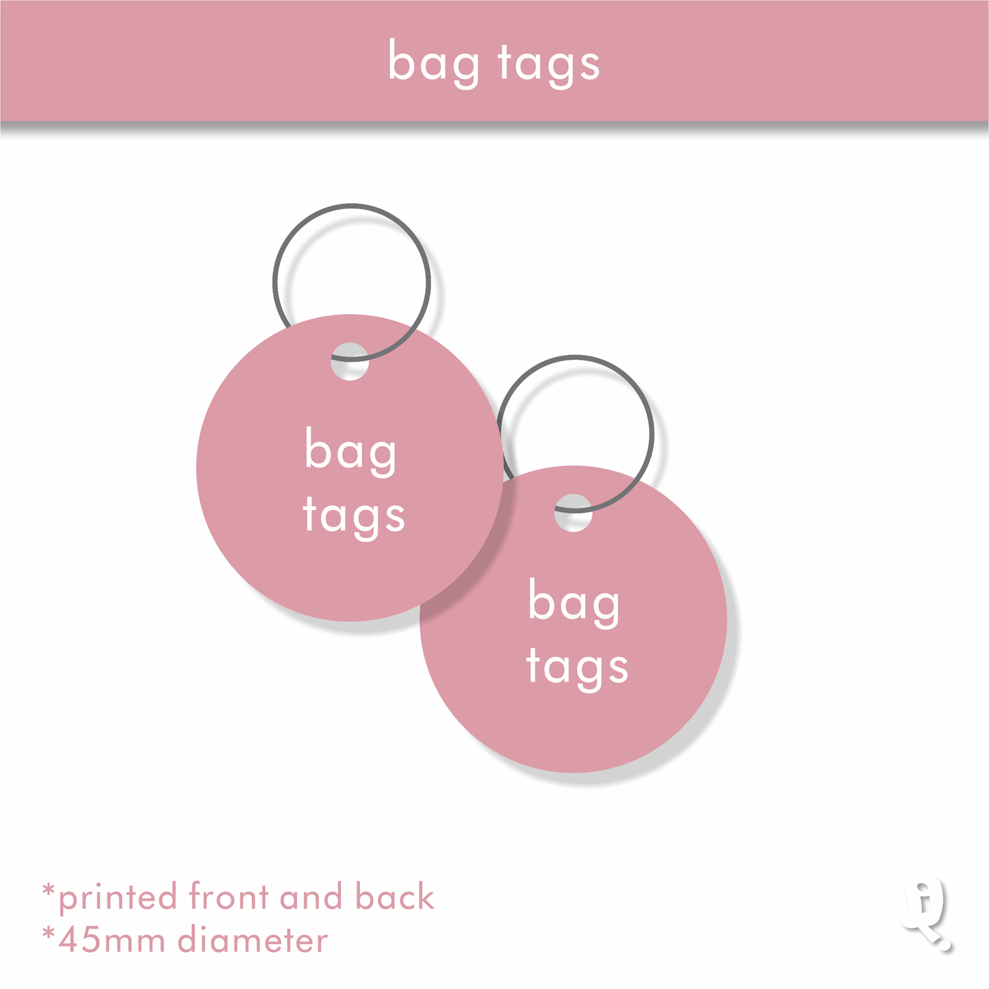 Girls Classic Bag Tags