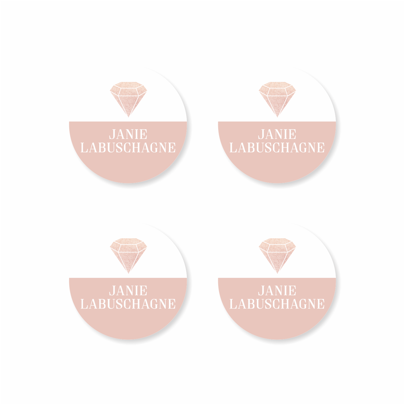 Stationery Designer Large Round Labels