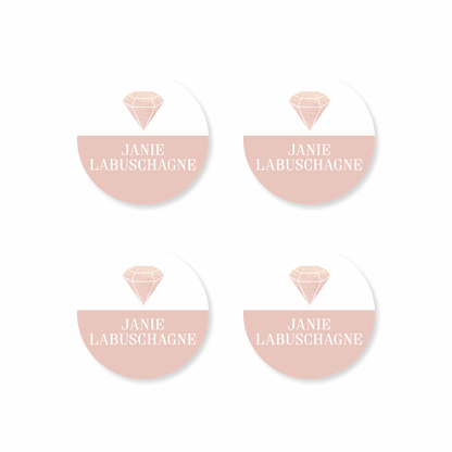 Stationery Designer Large Round Labels