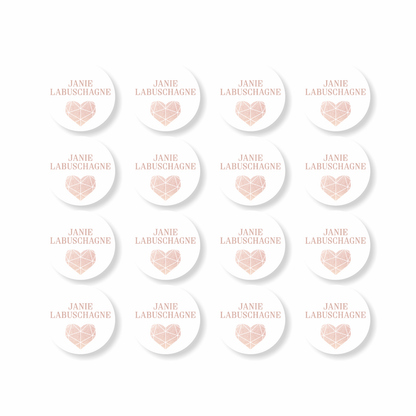 Stationery Designer Small Round Labels