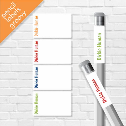 Boys Classic Pencil labels