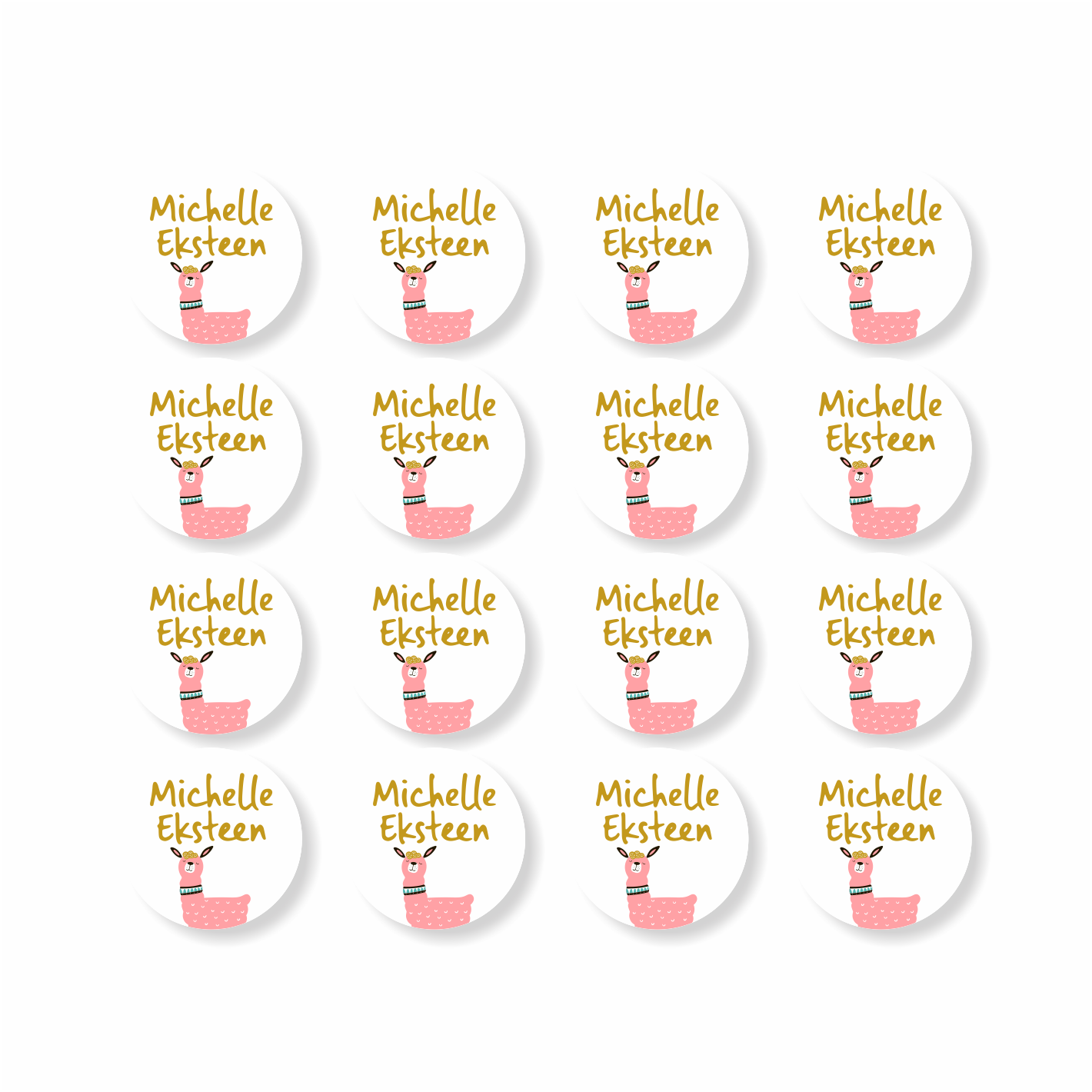 Stationery Designer Small Round Labels