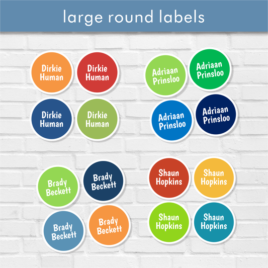 Stationery Classic Large Round Labels