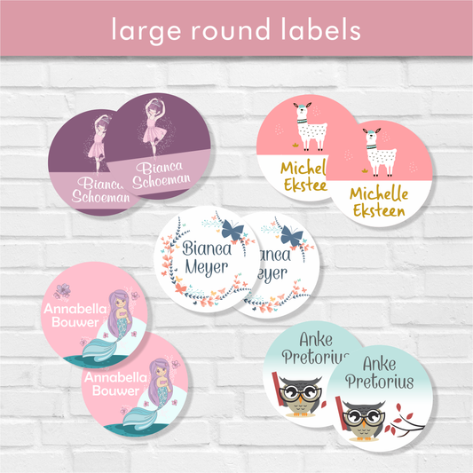 Stationery Designer Large Round Labels