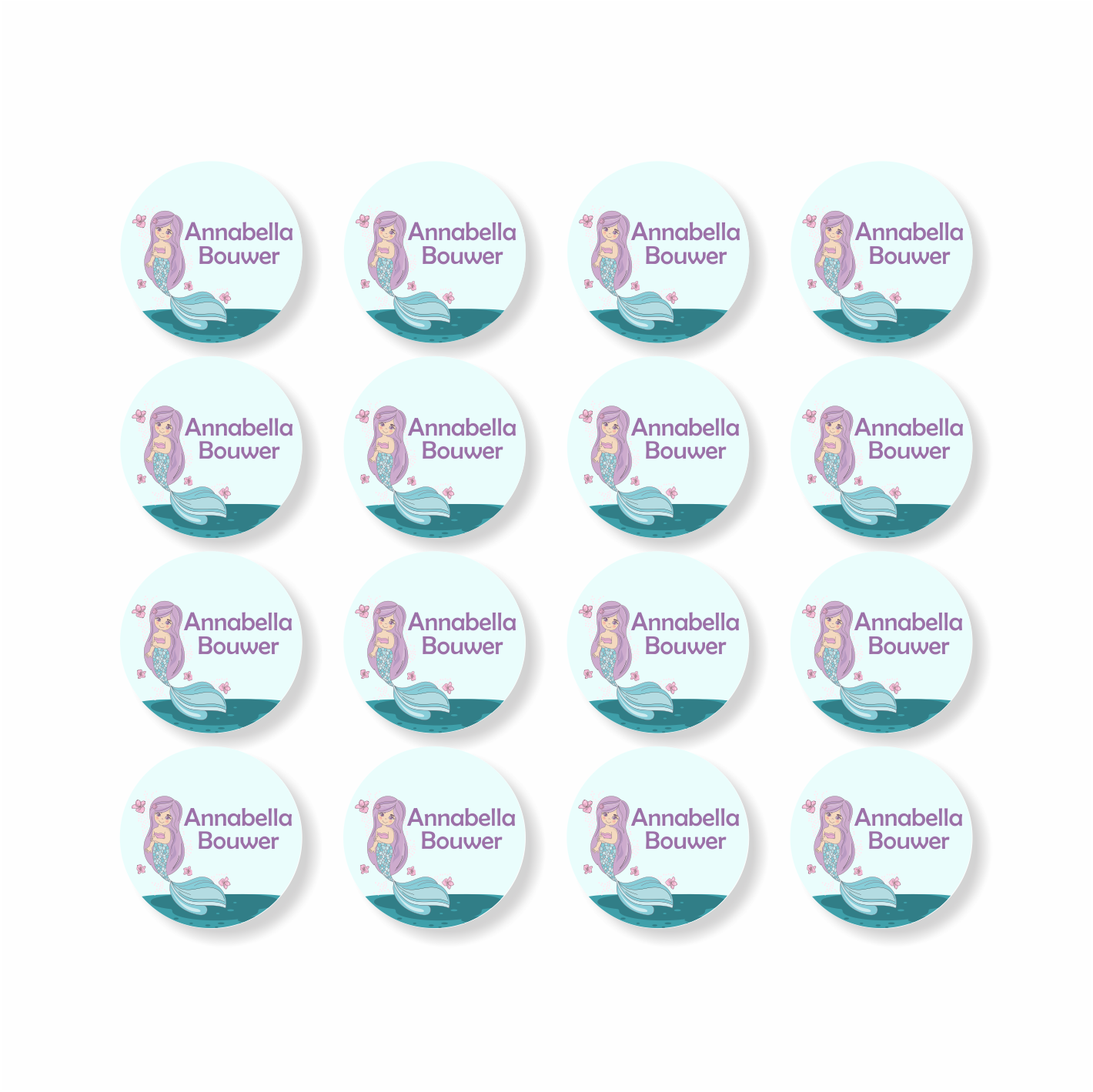 Stationery Designer Small Round Labels