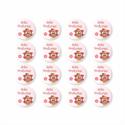 Waterproof Designer Small Round Labels