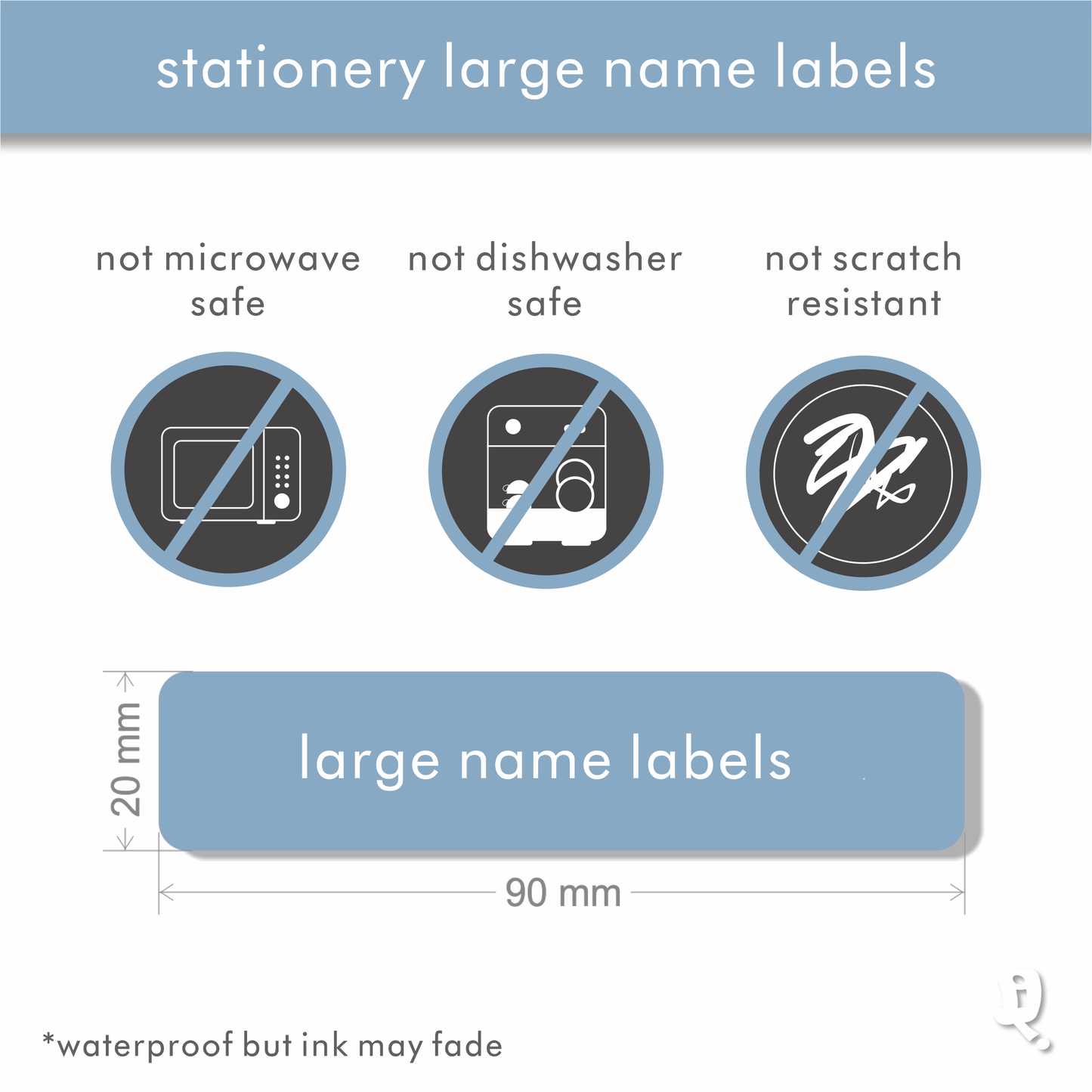 Stationery Classic Large Labels