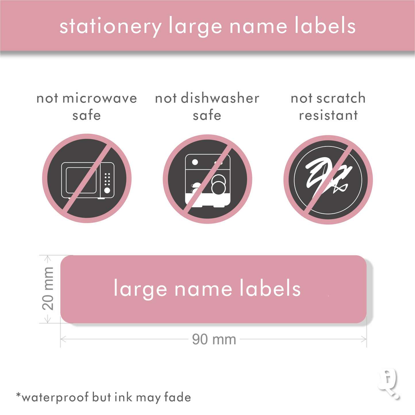 Stationery Designer Large Labels