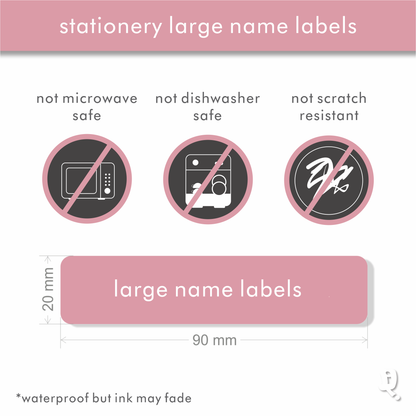 Stationery Designer Large Labels