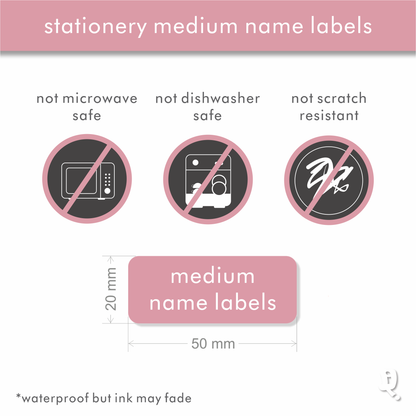 Stationery Designer Medium Labels