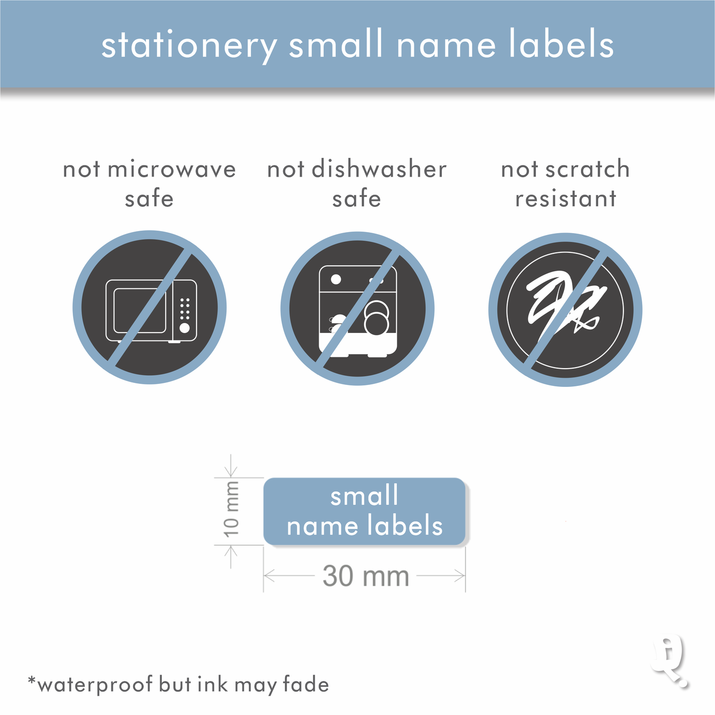 Stationery Designer Small Labels