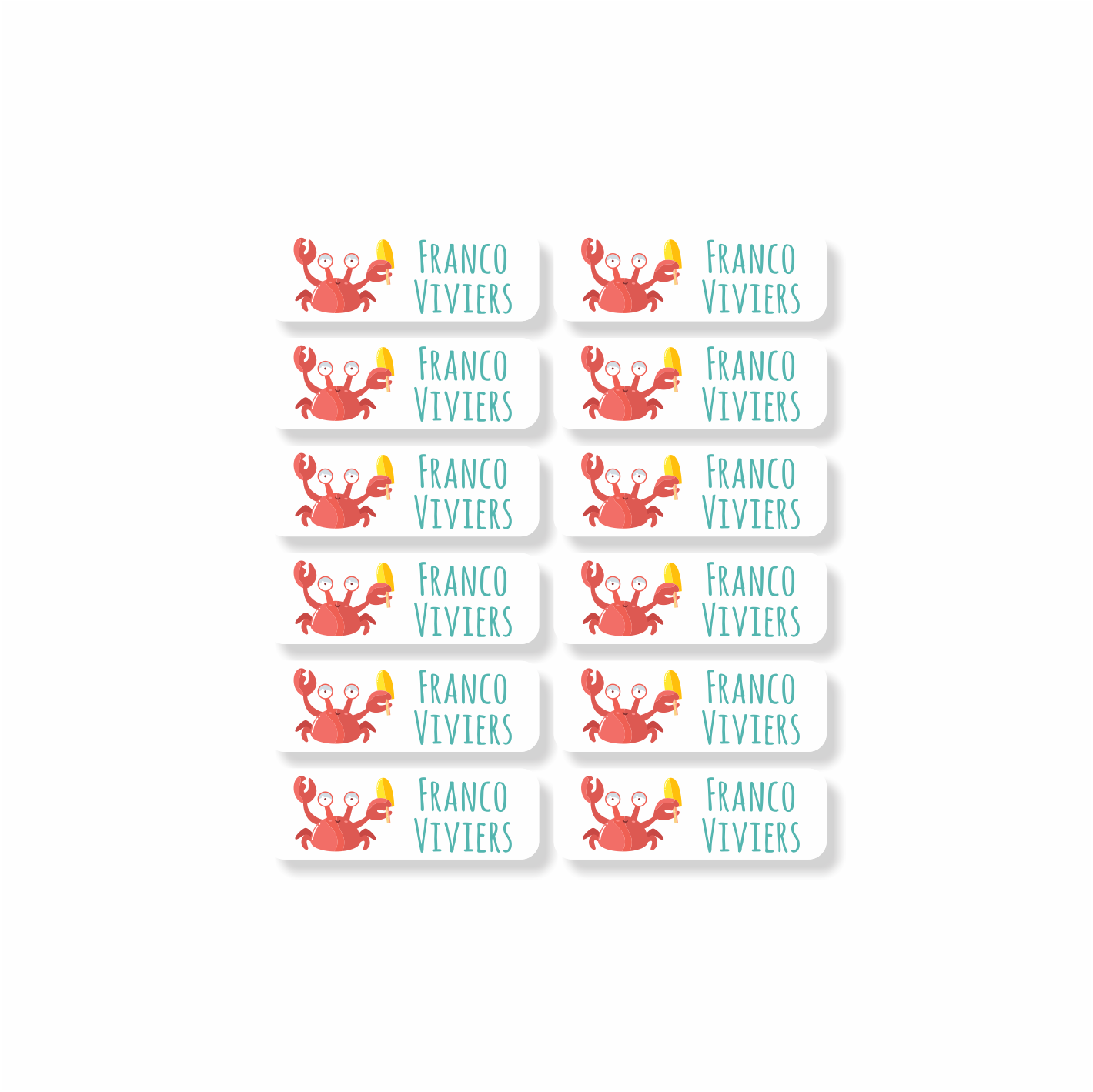 Waterproof Designer Small Labels Stikit