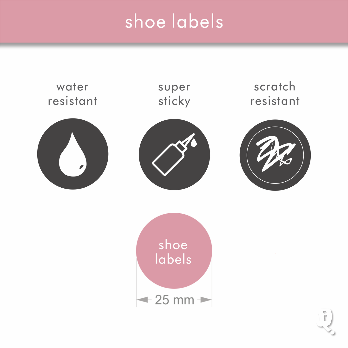 Girls Classic Shoe Labels