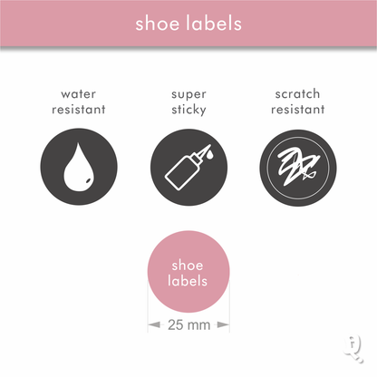 Girls Classic Shoe Labels