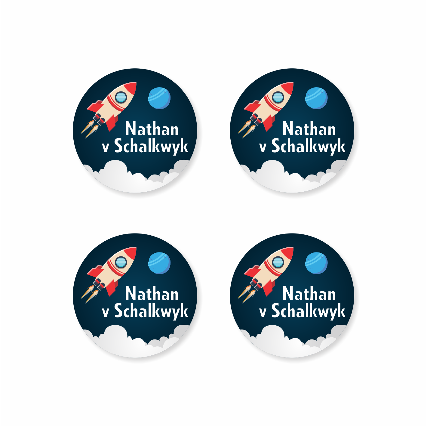 Waterproof Designer Large Round Labels – Stikit