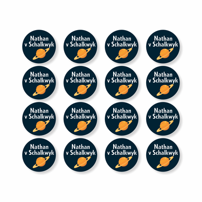 Waterproof Designer Small Round Labels