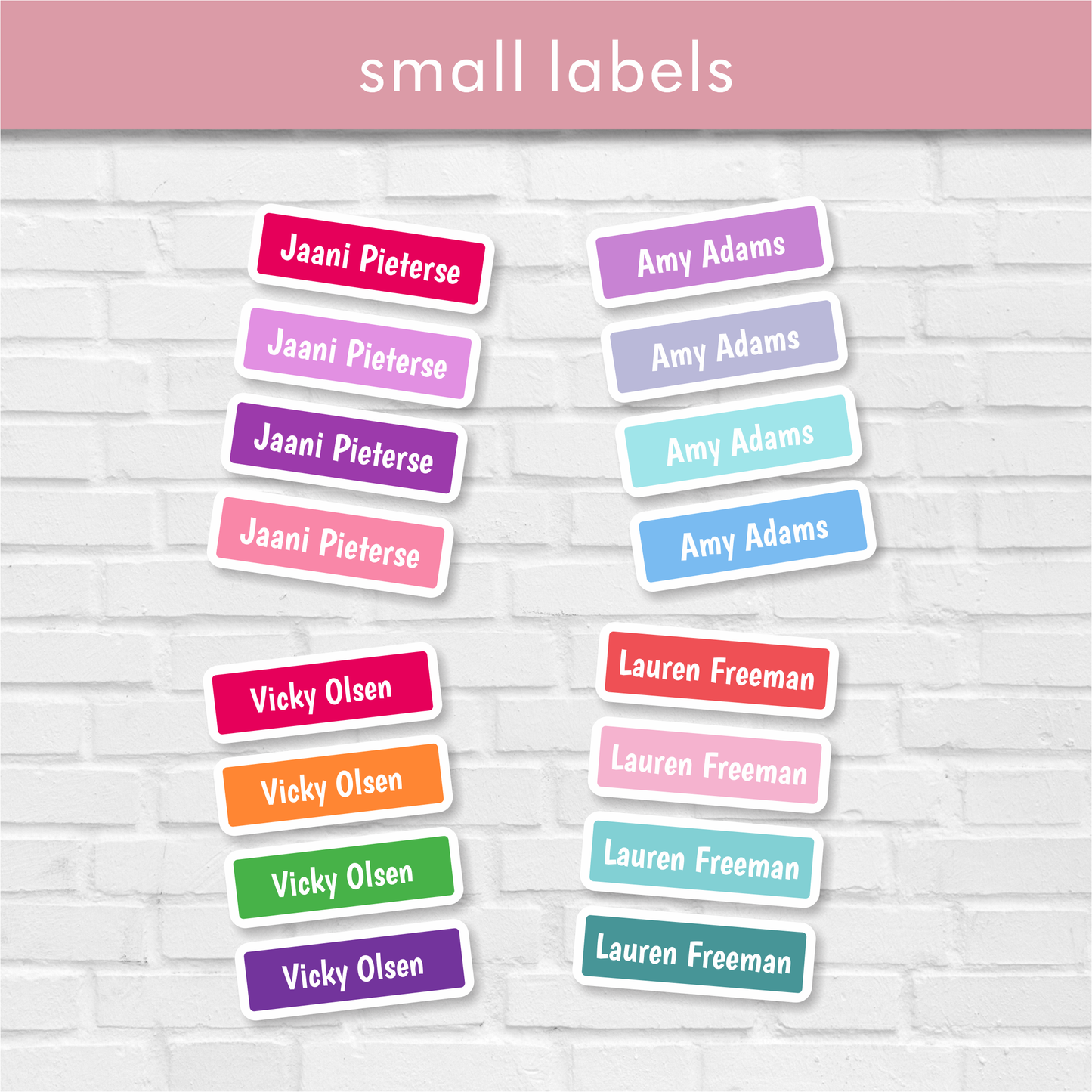 Stationery Classic Small Labels