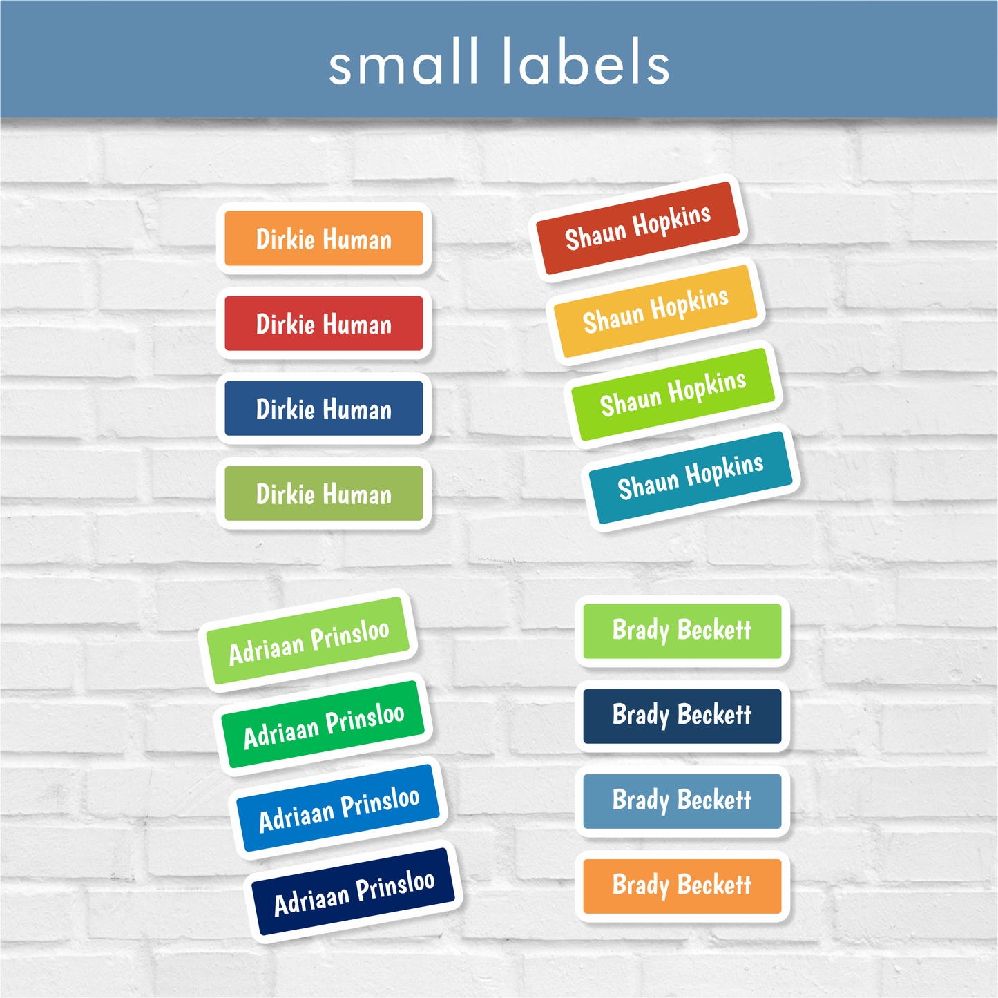 Stationery Classic Small Labels