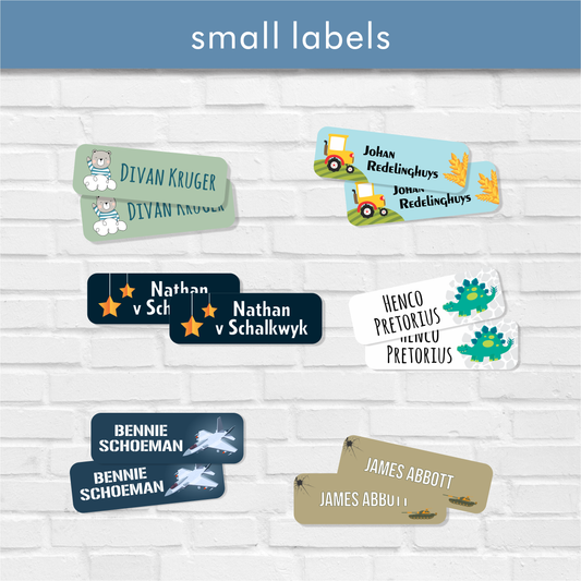 Stationery Designer Small Labels