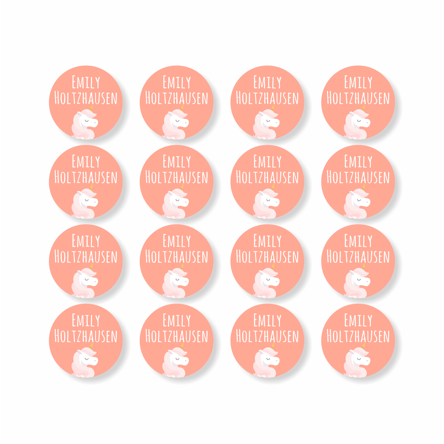 Waterproof Designer Small Round Labels