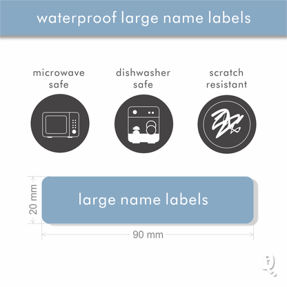 Waterproof Designer Large Labels