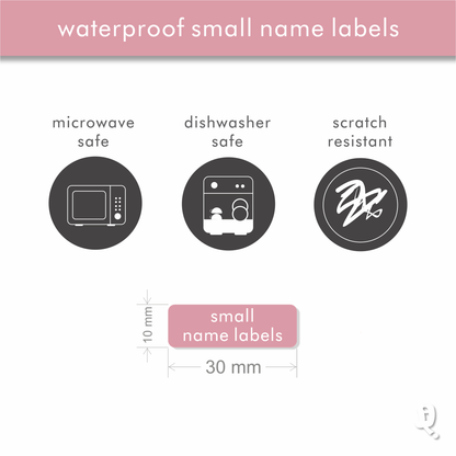 Waterproof Classic Small Labels