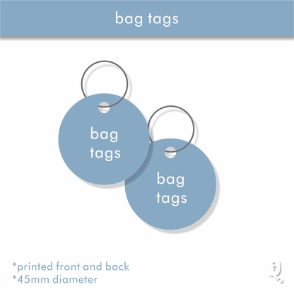 Boys Classic Bag Tags
