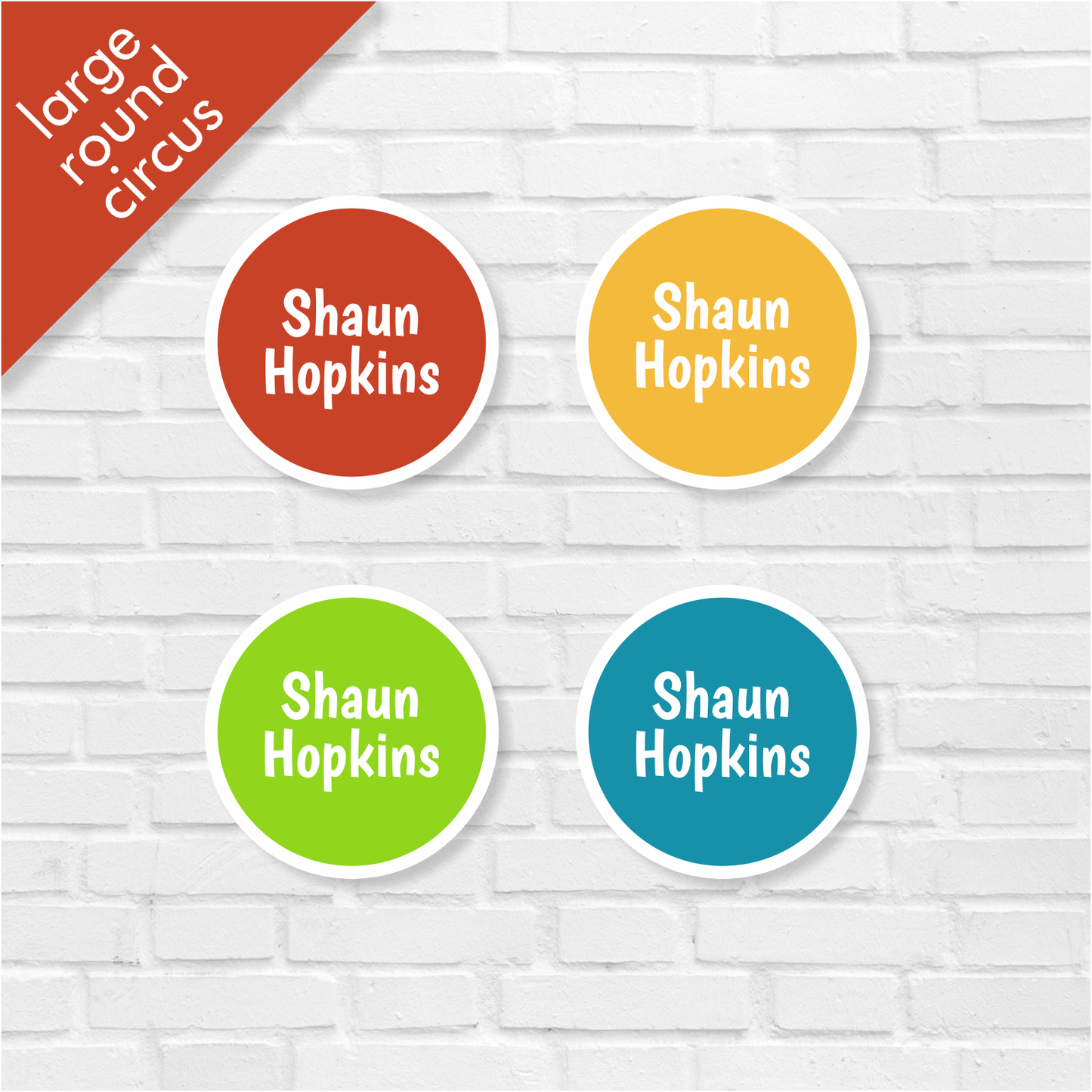 Stationery Classic Large Round Labels – Stikit