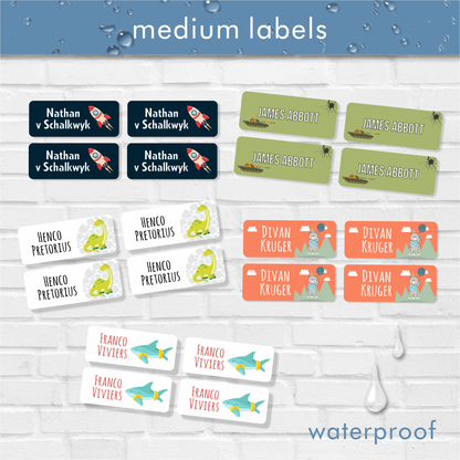 Waterproof Designer Medium Labels