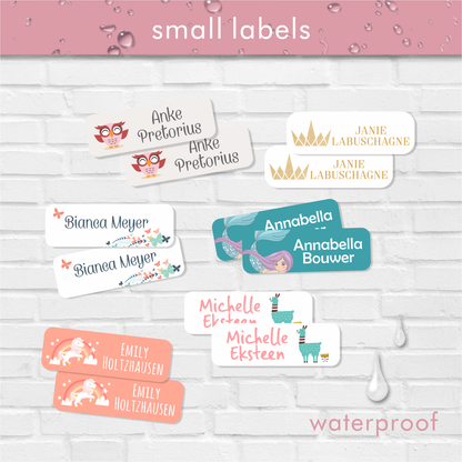 Waterproof Designer Small Labels