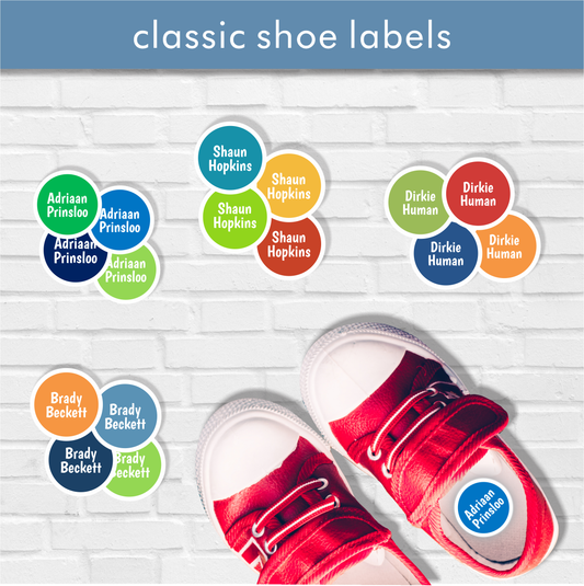 Boys Classic Shoe Labels