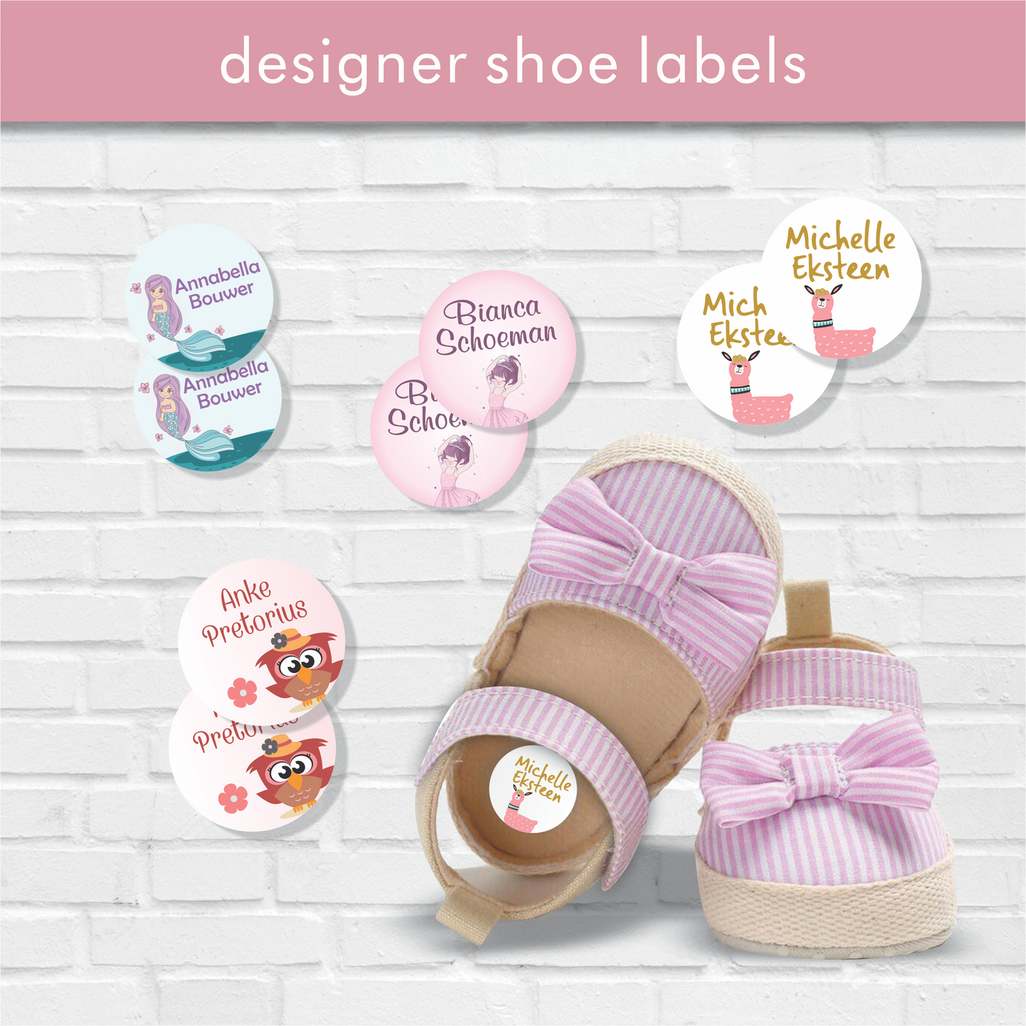 Girls Designer Shoe Labels