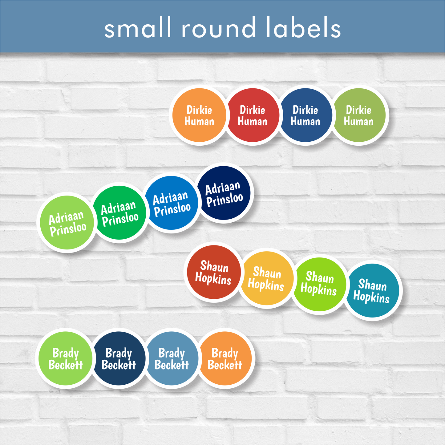 Stationery Classic Small Round Labels