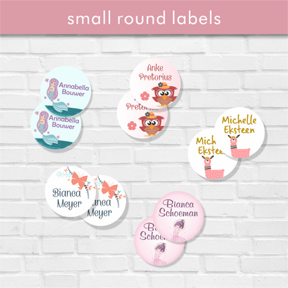 Stationery Designer Small Round Labels