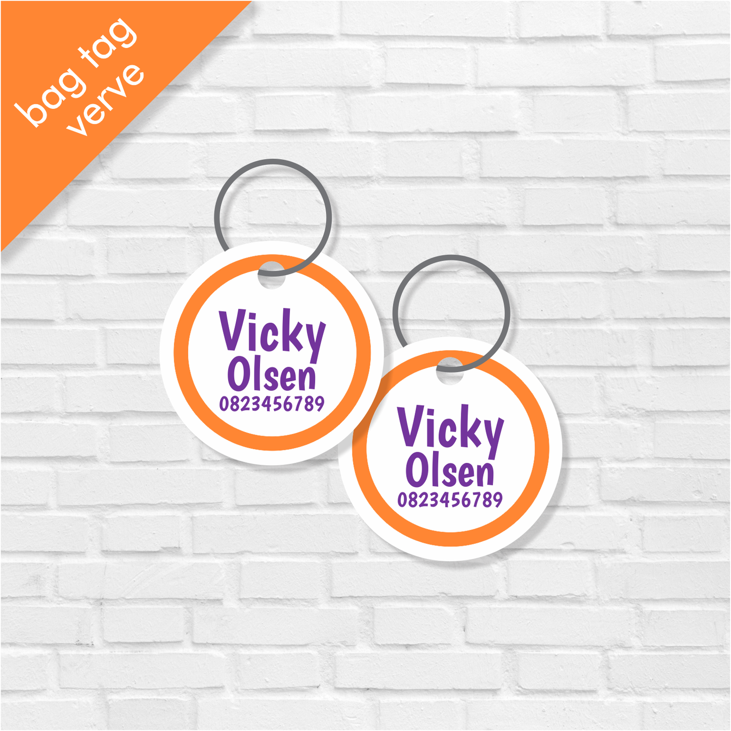 Girls Classic Bag Tags