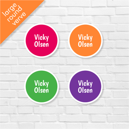 Stationery Classic Large Round Labels