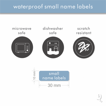 Waterproof Classic Small Labels