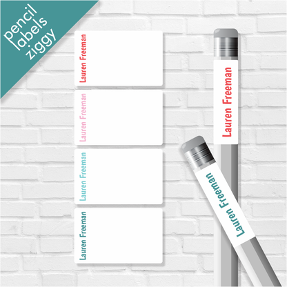 Girls Classic Pencil labels